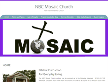 Tablet Screenshot of nbcmosaic.org